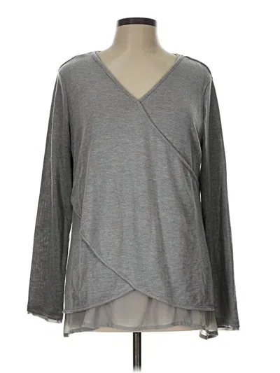 Pre-owned Kelly By Clinton Kelly Pullover Sweater In Gray