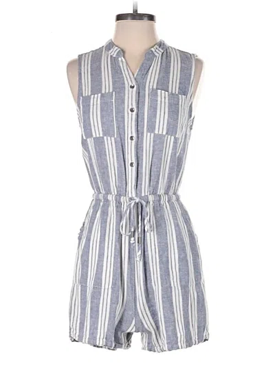 Pre-owned Kelly Renee Romper In Blue