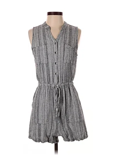 Pre-owned Kelly Renee Romper In Gray