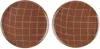 Kelly Wearstler Brown Serax Edition Zuma Charger Plate Set In Sienna