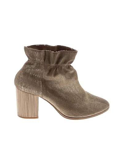 Pre-owned Kelsi Dagger Brooklyn Ankle Boots In Brown