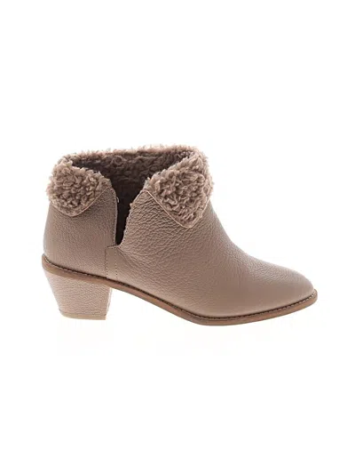 Pre-owned Kelsi Dagger Brooklyn Ankle Boots In Tan