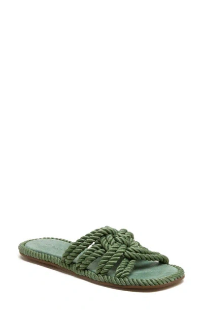 Kelsi Dagger Brooklyn Beachy Slide Sandal In Moss