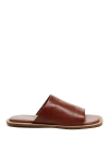 Kelsi Dagger Brooklyn Benny Slide Sandal In Brown