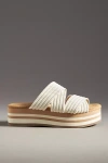 Kelsi Dagger Brooklyn Bohdi Shell Platform Sandals In White