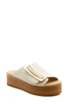 Kelsi Dagger Brooklyn Dover Platform Sandals In Shell