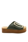 Kelsi Dagger Brooklyn Dover Platform Sandals In Green
