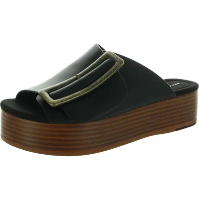 Kelsi Dagger Brooklyn Dover Womens Buckle Leather Platform Sandals
