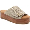 Kelsi Dagger Brooklyn Dover Woven Platform Sandal In Multi