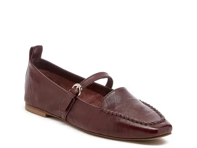 Kelsi Dagger Brooklyn Ferry Mary Jane Loafer In Brown