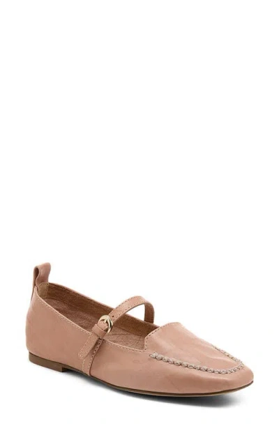 Kelsi Dagger Brooklyn Ferry Mary Jane Loafer In Pink