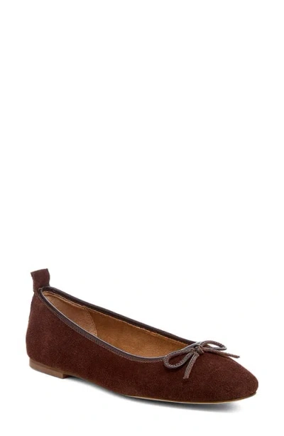 Kelsi Dagger Brooklyn Frankie Ballet Flat In Brown