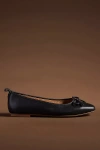 Kelsi Dagger Brooklyn Frankie Square Toe Ballet Flat In Black