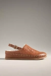 Kelsi Dagger Brooklyn Freddy Fur Lined Slingback Flat In Brown