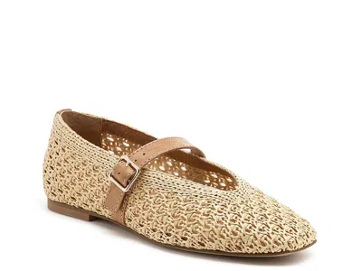 Kelsi Dagger Brooklyn Freya Mary Jane Flat In Brown