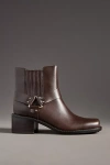 Kelsi Dagger Brooklyn Gamma Biker Booties In Brown
