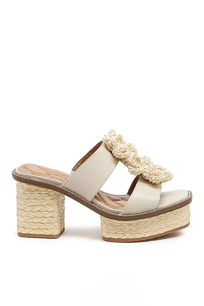 Kelsi Dagger Brooklyn Grandy Platform Sandals In Neutral