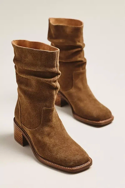 Kelsi Dagger Brooklyn Griffin Scrunch Boots In Brown