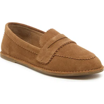 Kelsi Dagger Brooklyn Harley Penny Loafer In Brown