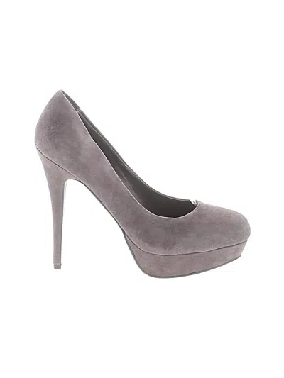 Pre-owned Kelsi Dagger Brooklyn Heels In Gray