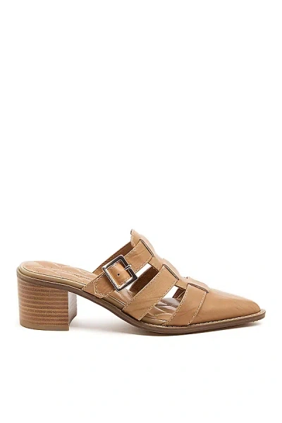Kelsi Dagger Brooklyn Mitchie Heeled Mules In Nude