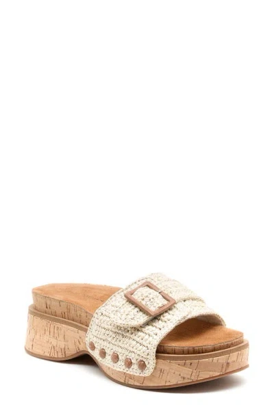 Kelsi Dagger Brooklyn Paulie Slide Sandal In Shell