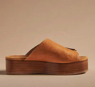 Kelsi Dagger Brooklyn Platform Sandals In Light Saddle/honey In Multi