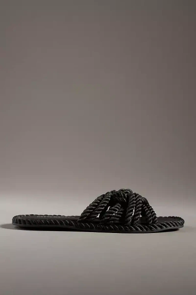 Kelsi Dagger Brooklyn Rope Sandals In Black