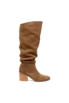 Kelsi Dagger Brooklyn Scrunch Boots In Beige