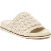 Kelsi Dagger Brooklyn Squish Knotted Platform Slide Sandal In Shell