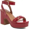 Kelsi Dagger Brooklyn Wendy Ankle Strap Platform Sandal In Multi