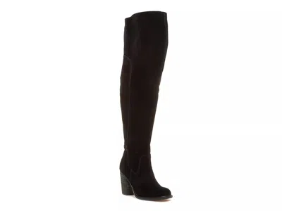 Kelsi Dagger Brooklyn Wide Width Logan Wide Calf Boot In Black