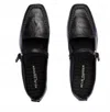 Kelsi Dagger Ferry Bison Mary Jane Flats In Black In Black