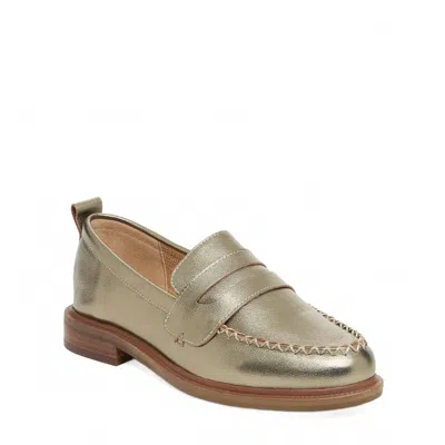 Kelsi Dagger Women's Lens Metallic Loafers In Warm Steel In Green