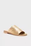Kelsi Dagger Brooklyn Ruthie Slide Sandals In Gold