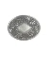Kemo Sabe Large Oval Shield Belt Buckle In Silver