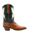 Kemo Sabe Swallow Tail Butterfly Boot In Cognac