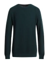 Ken Barrell Man Sweater Dark Green Size 3xl Merino Wool In Green