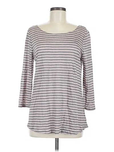 Pre-owned Kenar 3/4 Sleeve T-shirt In Gray