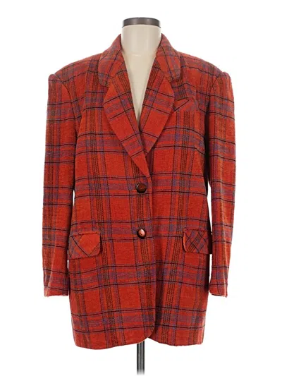 Pre-owned Kenar Blazer Jacket In Red