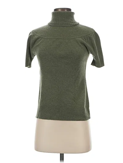 Pre-owned Kenar Cashmere Pullover Sweater In Green
