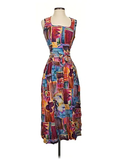 Pre-owned Kenar Casual Dress In Brown