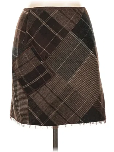 Pre-owned Kenar Casual Skirt In Brown