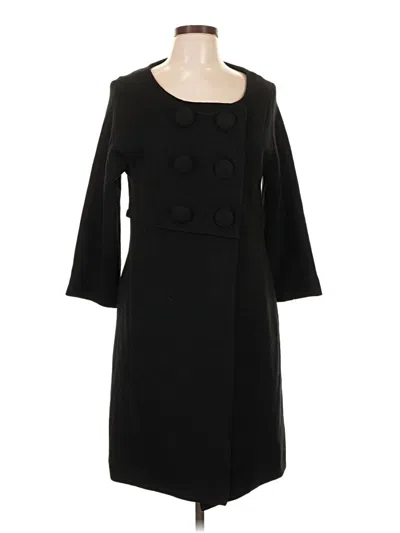 Pre-owned Kenar Coat In Black