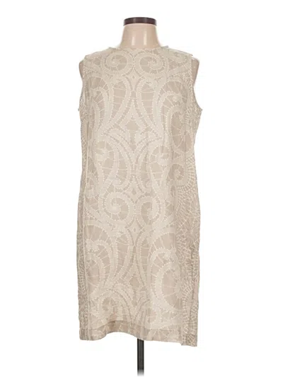 Pre-owned Kenar Cocktail Dress In White