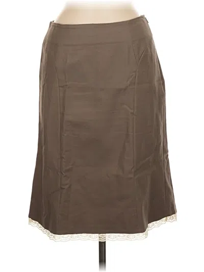Pre-owned Kenar Formal Skirt In Brown