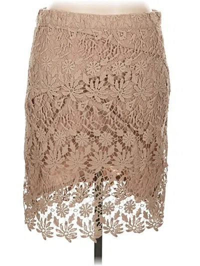 Pre-owned Kenar Formal Skirt In Tan