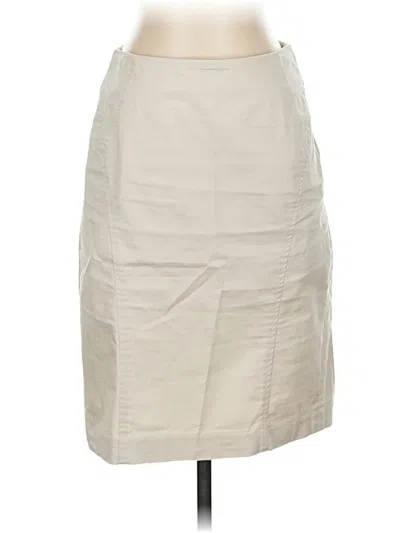 Pre-owned Kenar Formal Skirt In White