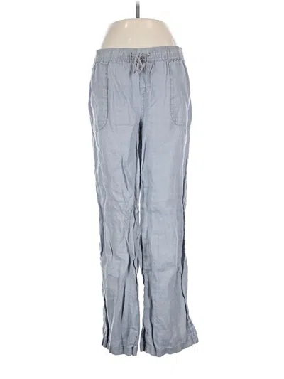 Pre-owned Kenar Linen Pants In Blue