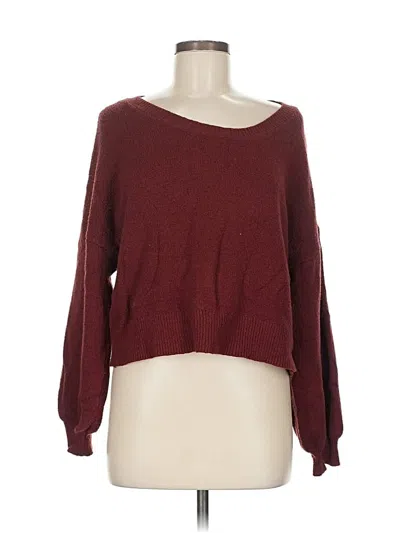 Pre-owned Kenar Pullover Sweater In Burgundy